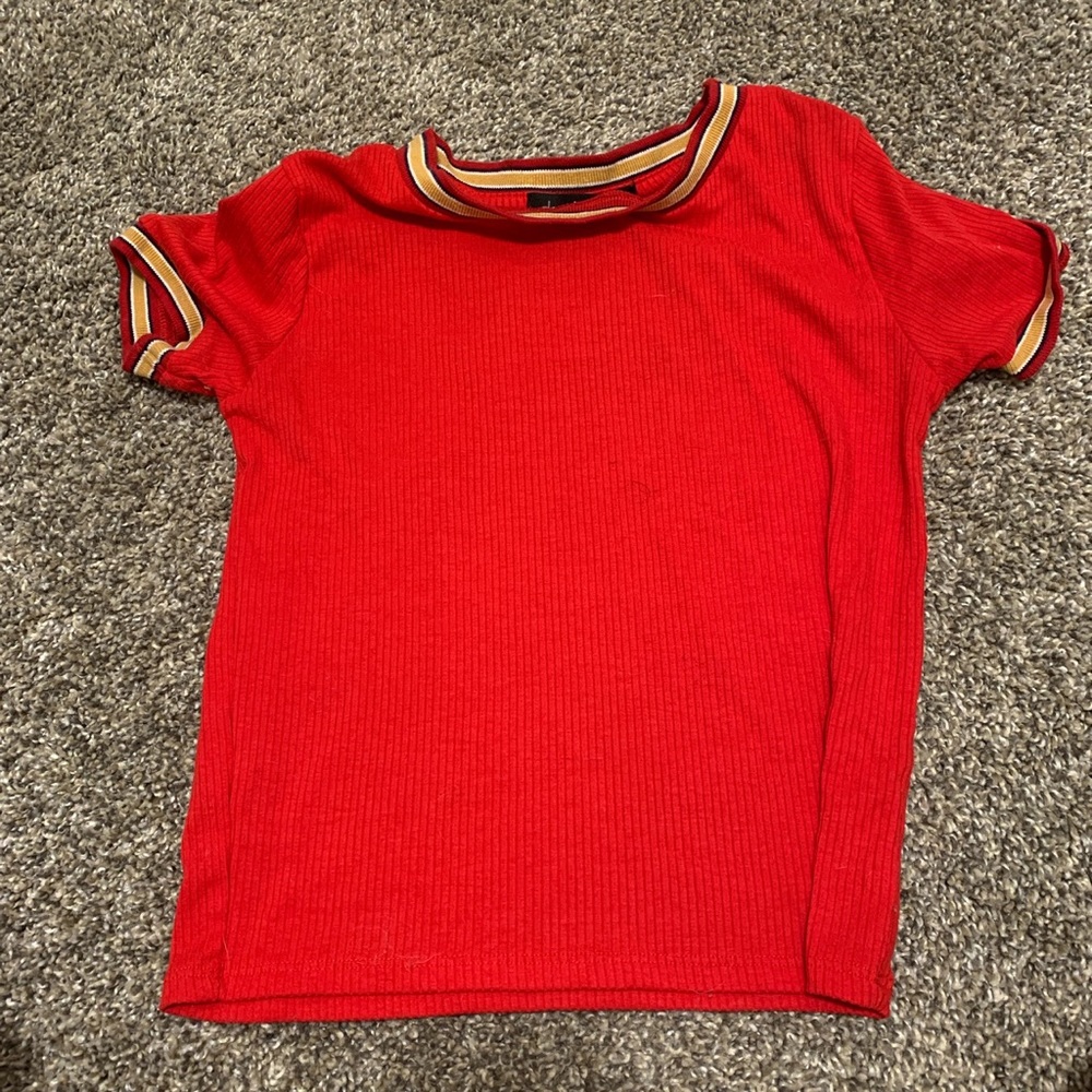 Red Crop Top